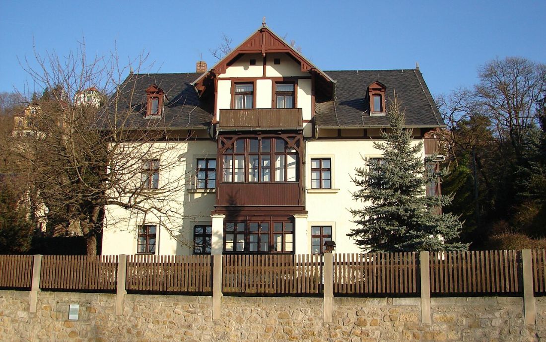 Das Josef-Hegenbarth-Archiv in Dresden Loschwitz, ein Winzerhaus von vor 1839