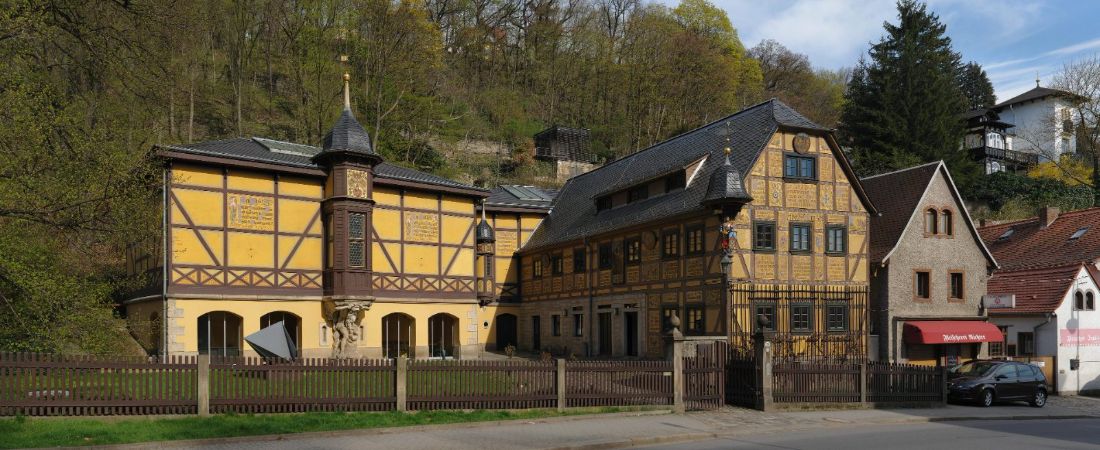 Das Leonhardi-Museum in der ehemaligen Hentschelmühle im Loschwitzgrund